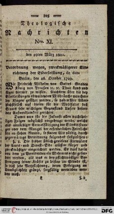 Nro.XI - Nro.XX (den 29ten März - den 21ten Junius)