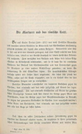 349-367 Die Martyrer und das römische Recht