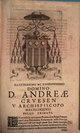 Lux Evangelica Sub Velum Sacrorum Emblematum Recondita : In Omnes Anni Dominicas Selecta Historia Et Morali Doctrina Varie, Adumbrata, 3,1. Hoc Est Caeleste Pantheon, Sive Caelum Novum, In Festa Et Gesta Sanctorum Totius Anni, Selecta Historia, & Morali Doctrina Varie Illustratum ; Pars Prima