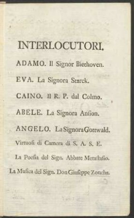 Interlocutori.