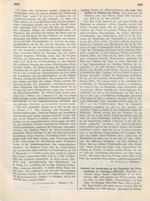 390-392 [Rezension] Jahrbuch der Gesellschaft für die Geschichte des Protestantismus im Ehemaligen und im Neuen Österreich ; 59.1938