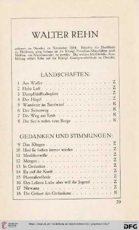 Gedanken und Stimmungen (Nr. 9-26)