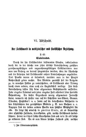 § 42. Einleitendes.