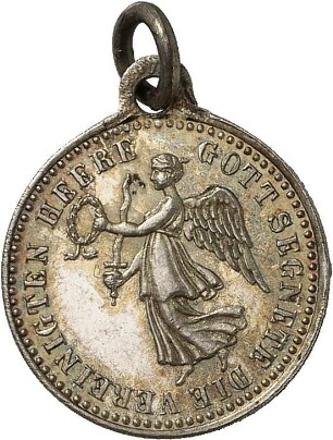 Kube, Rudolf: Siegesmedaille (Siegespfennig) 1914 Chilenische Küste