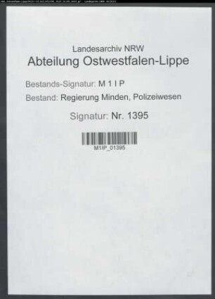 Nachweisungen über beschlagnahmtes Vermögen staatsfeindlicher Organisationen und Einzelpersonen im Amt Rahden