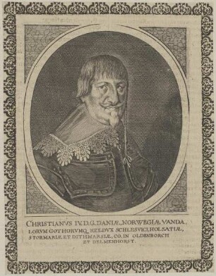 Bildnis des Christianvs IV., König von Dänemark