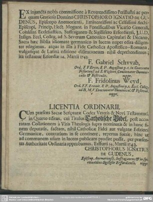 Licentia Ordinarii