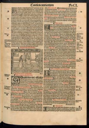 Incipiunt cantica canticorum.
