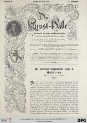 Nummer 20 (15. Juli 1905)