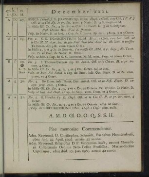 Piae memoriae commendatur