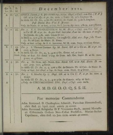 Piae memoriae commendatur