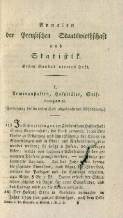 Ersten Bandes viertes Heft