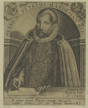 Bildnis des Henricus Petreus Hardesianus