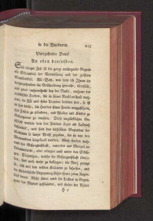 Vierzehnter Brief. An eben denselben.