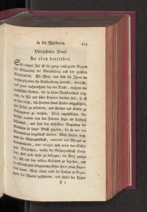 Vierzehnter Brief. An eben denselben.