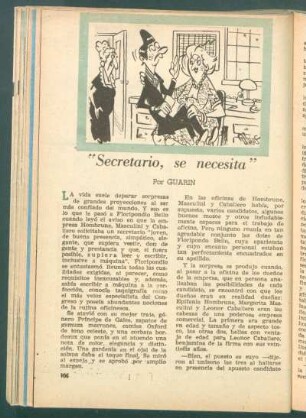 "Secretario, se necesita"