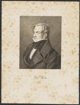 Icones Professorum Marpurgensium — Bildnis des Julius Müller (1801-1878)