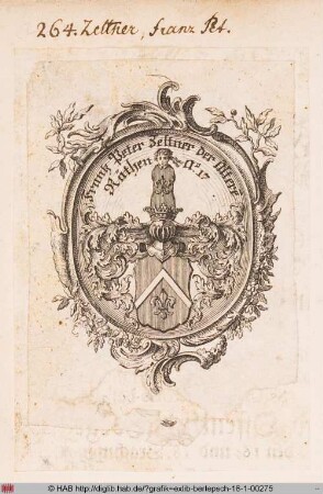 Wappen des Franz Peter Zeltner