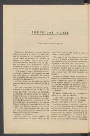 Sobre las nubes