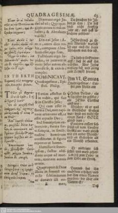 Dominica VI. Quadragesimae : Epistol. Philip. 2