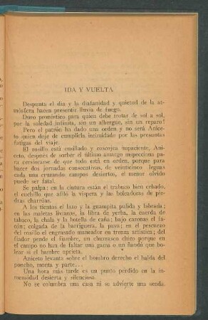 Ida y vuelta