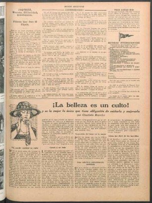 ¡La belleza es un cultu! : y es la mujer la única que tiene obligación de cuidarla y mejorarla