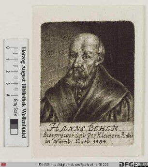 Bildnis Hanns Behaim (Behem)