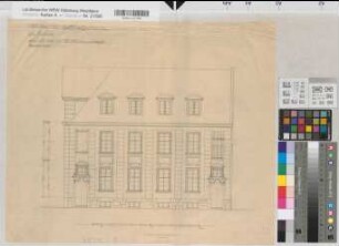 Dorsten (Dorsten) Zollamt Ansicht von der Katharinenstraße (1913) 1 : 50 50 x 59 Zeichnung Staatshochbauamt Münster