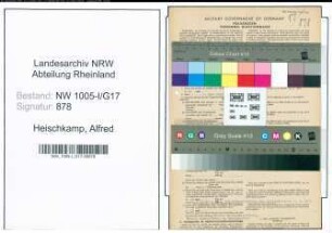 Entnazifizierung Alfred Heischkamp , geb. 09.01.1898 (Stadtinspektor)