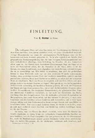 Die Erschliessung der Ostalpen, 1. Die nördlichen Kalkalpen