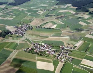 Kleintissen und Großtissen, Luftbild