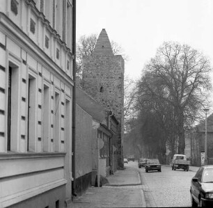 Altlandsberg, Berliner Straße 1. Berliner Torturm (1301/1400). Ansicht von der Stadtseite