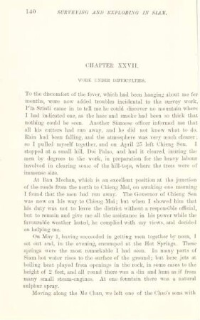 Chapter XXVII. Work under difficulties