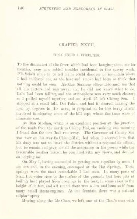Chapter XXVII. Work under difficulties