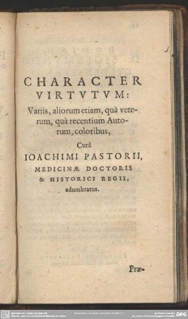 Character Virtutum