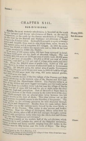 Chapter XIII. Sub-divisions