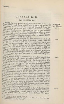 Chapter XIII. Sub-divisions