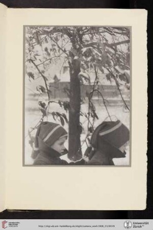 [Clarence Hudson White, V. Boys Going to School, photogravure from original negative]