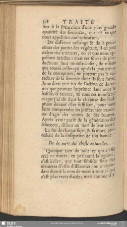 De la mors des choses naturelles