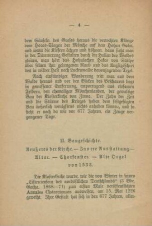 II. Baugeschichte
