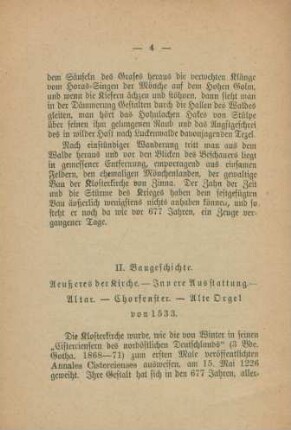 II. Baugeschichte