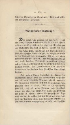 Gefahrvolle Aufträge