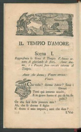 Il Tempio D'Amore. = Le Temple De L'Amour.