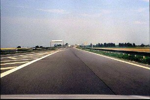 Ausfahrt aus Tangente (Ulm Richtung München)