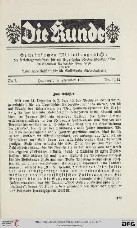 Zum Abschied