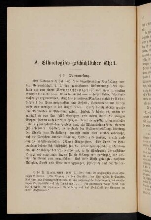 6, A. Ethnologisch-geschichtlicher Theil
