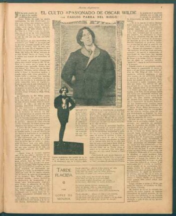 El culto apasionado de Oscar Wilde