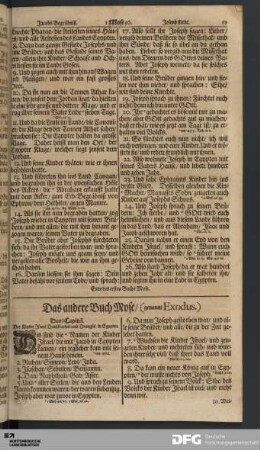 Das andere Buch Mose [...].
