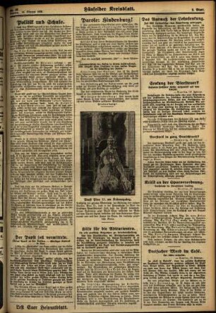 Zweite Ausgabe vom Donnerstag, den 18. Februar 1932.