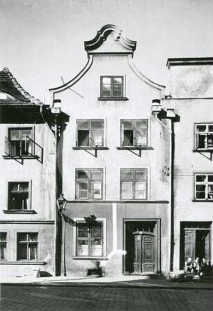 Fassade des Bürgerhauses Burgstrasse 5 in Elbing